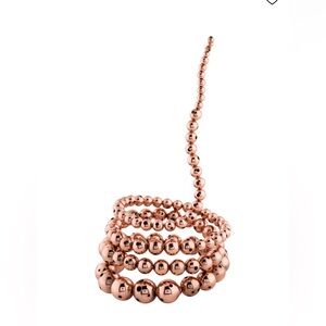 Paula Mendoza Rose Gold Beaded Bracelet